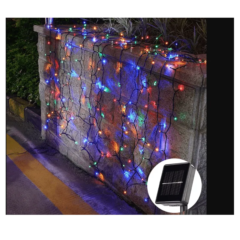 Solar-Powered RGB LED Waterproof Fairy Lights JG128