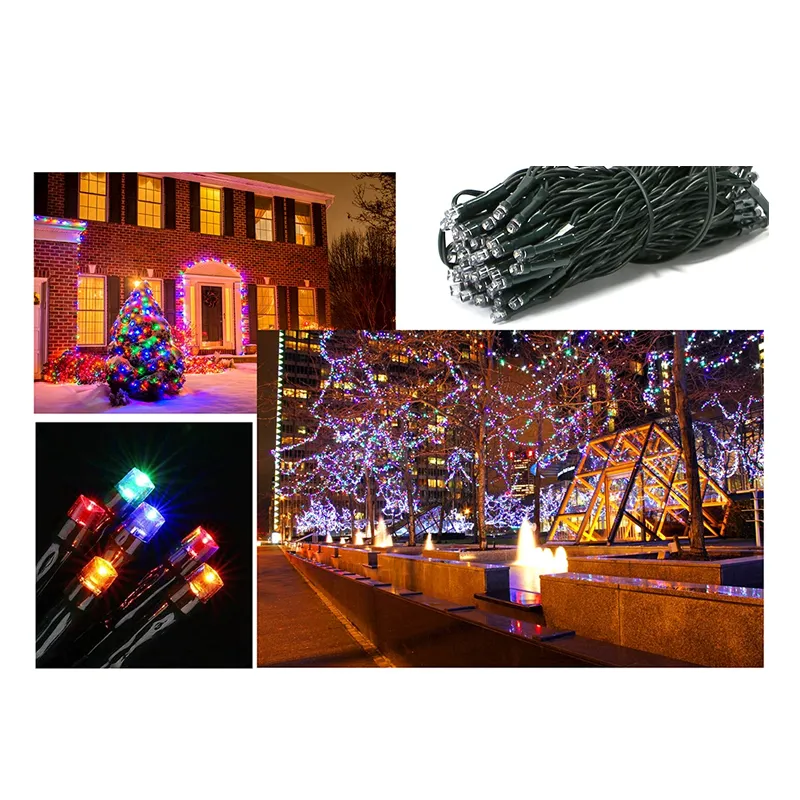 Solar-Powered RGB LED Waterproof Fairy Lights JG128