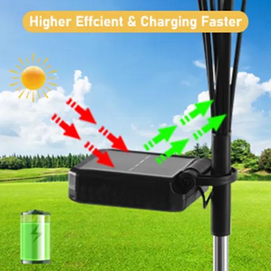 Solar Swaying Light 10LED 2pcs Pack RGB Multi-Color #6966