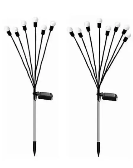 Solar Swaying Light 10LED 2pcs Pack RGB Multi-Color #6966
