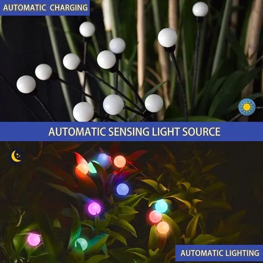 Solar Swaying Light 10LED 2pcs Pack RGB Multi-Color #6966
