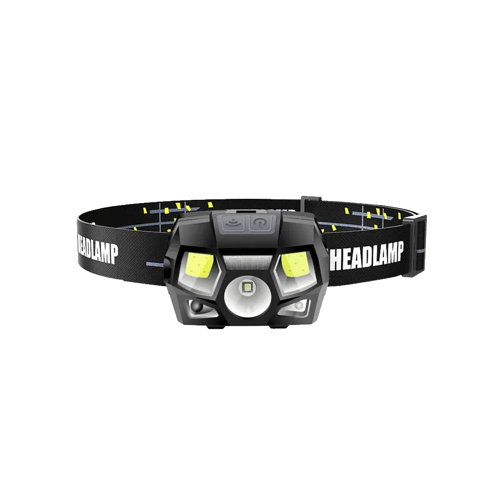 SOLOLANDOR Ultra Bright LED Headlamp 800LM Motion Sensor Headlight USB Recharge head lamp Waterproof lampe frontale Flashlight