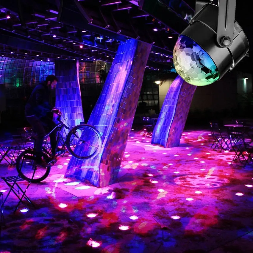 Sound Activated Rotating Strobe Light