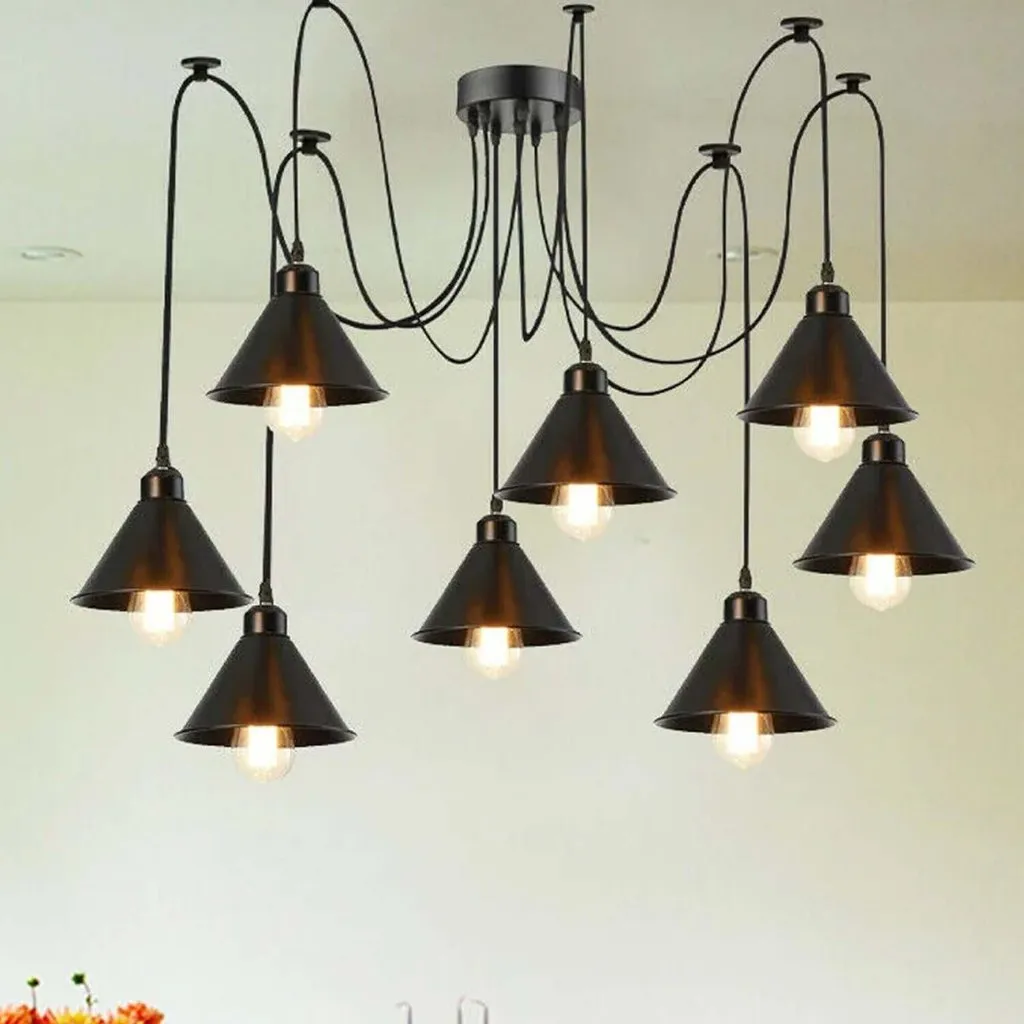 Spider Light - Ceiling Pendant Light Multi Outlet 8 Way