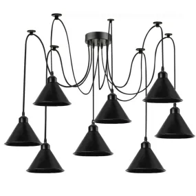 Spider Light - Ceiling Pendant Light Multi Outlet 8 Way
