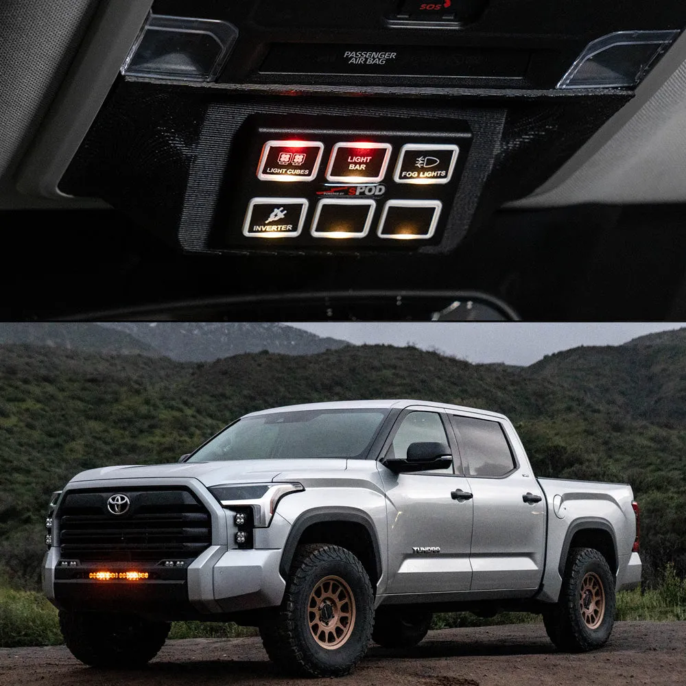 sPOD Mini 6 Switch Smart Panel | 2022-2025 Toyota Tundra