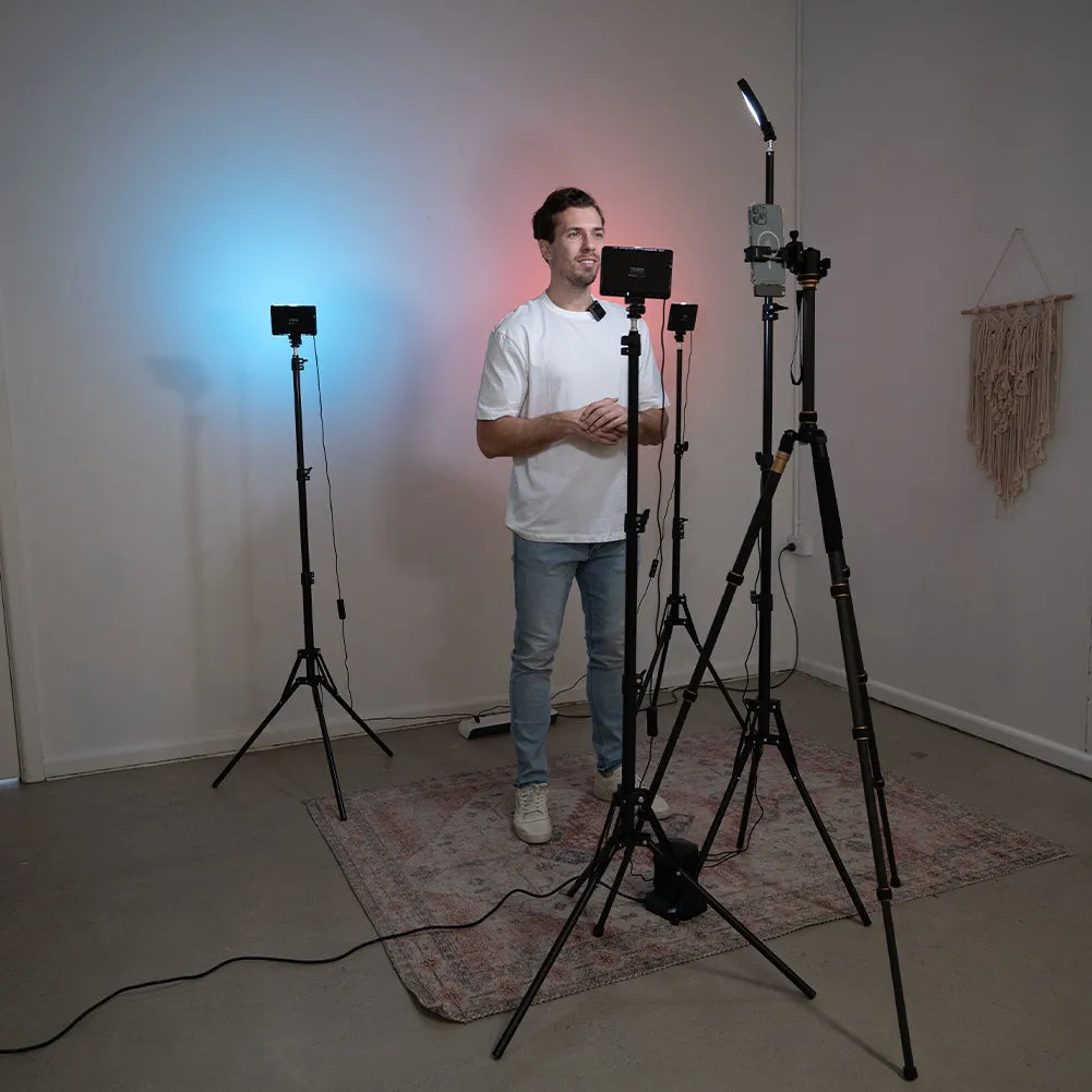 'Starter Youtube & Tiktok Package' Vlogging Audition Self Tape Streaming Lighting Kit - Bundle