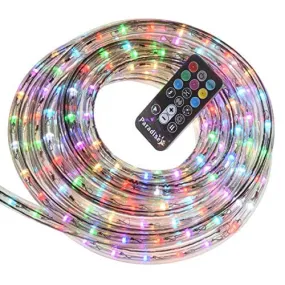 Sterno Home 1193818 18 Foot LED Color Changing Rope Remote Decorative Patio Lighting, Assorted