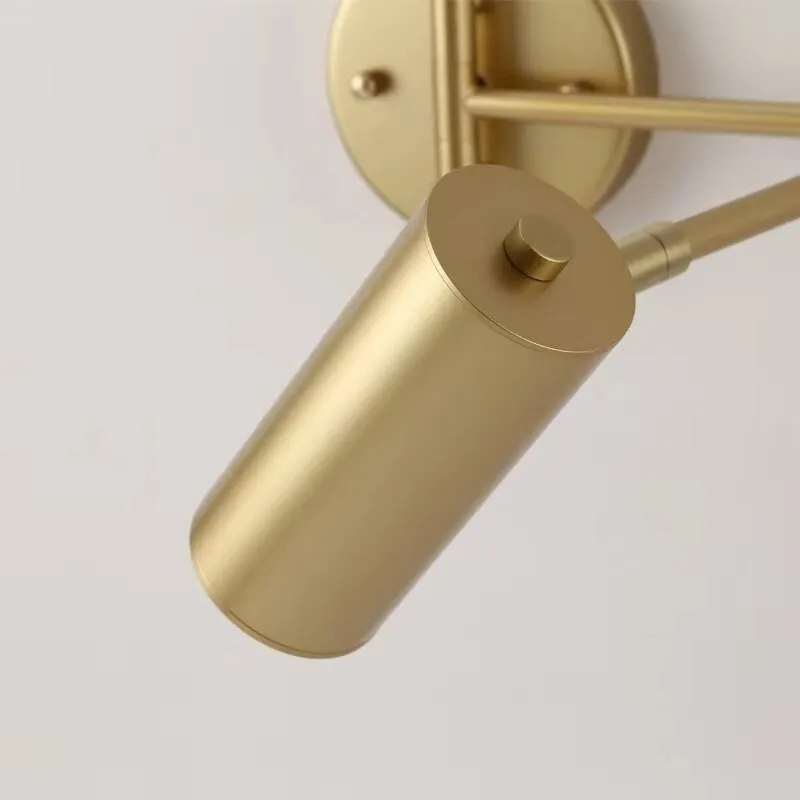 Swing Arm LED Wall Lamp for Modern Bedside Lighting