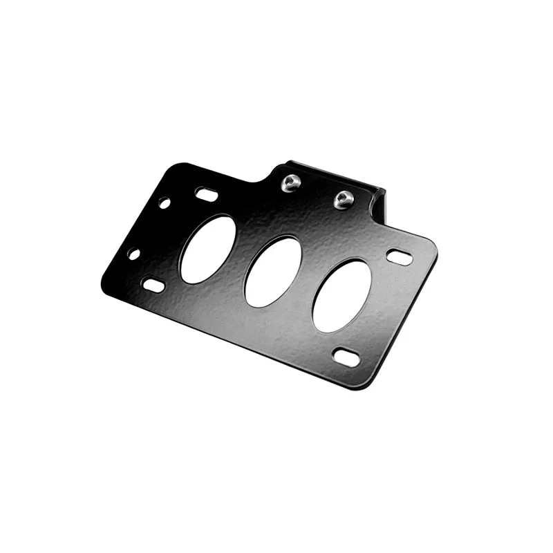 TC Bros. Side Mount License Plate Bracket (with no light) 20mm (3/4") Axle Mount