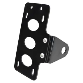 TC Bros. Side Mount License Plate Bracket (with no light) 20mm (3/4") Axle Mount