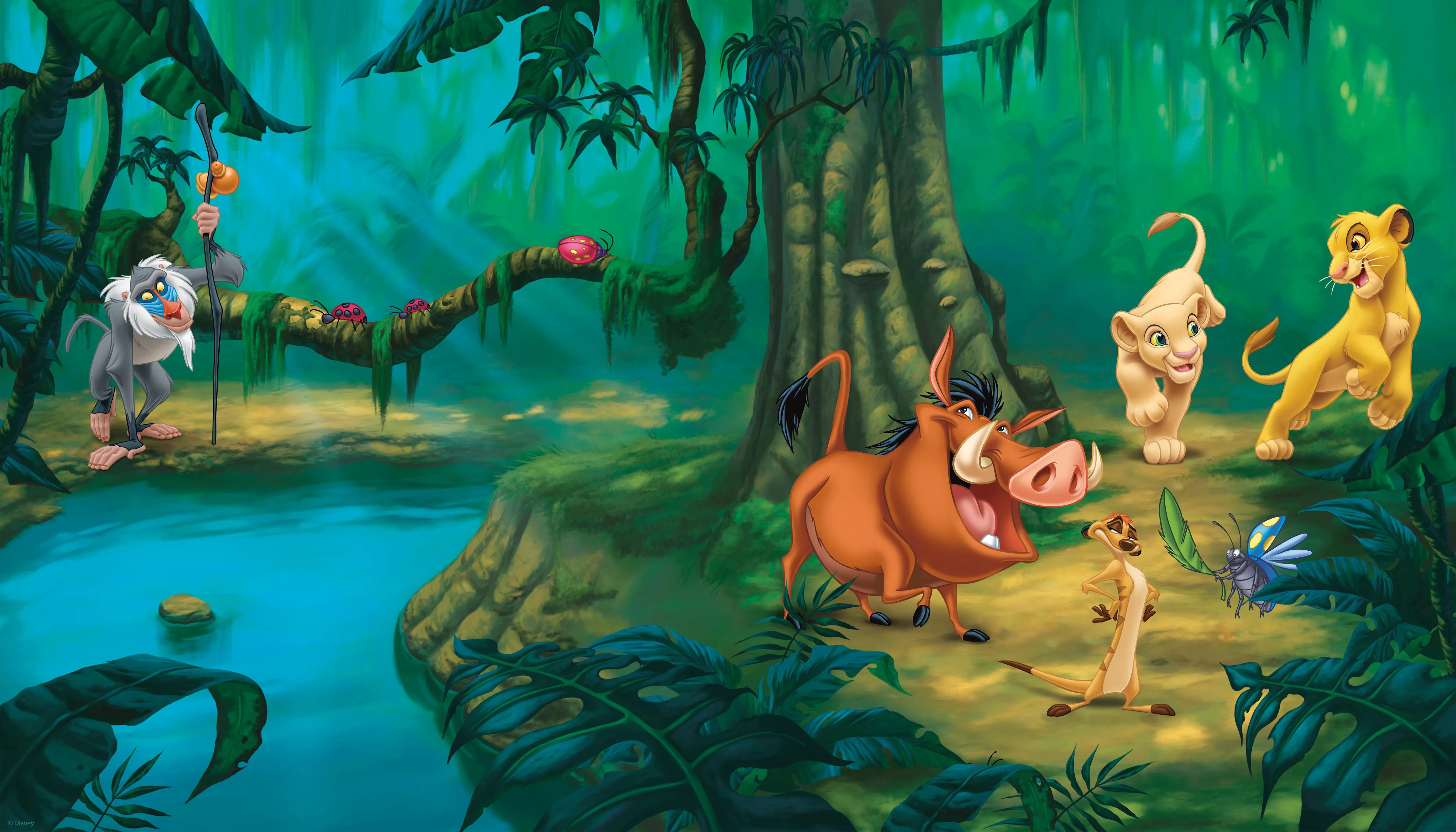 The Lion King XL Spray and Stick Wallpaper Mural