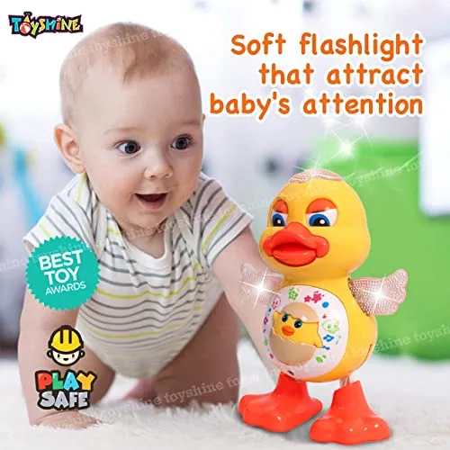 Toyshine Dancing Duck with Music Flashing Lights and Real Dancing Action