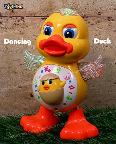 Toyshine Dancing Duck with Music Flashing Lights and Real Dancing Action