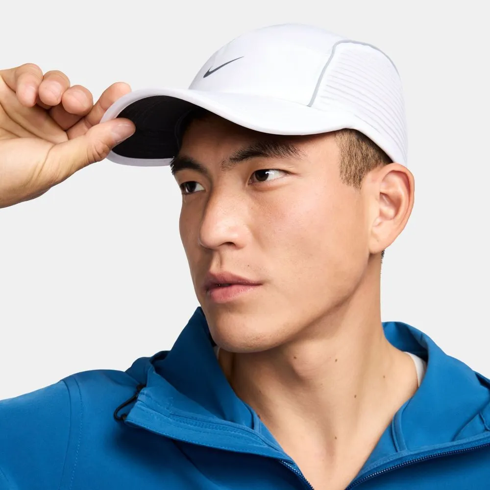 Unisex Dri-FIT ADV Fly Unstructured AeroBill AeroAdapt Cap - White/Anthracite