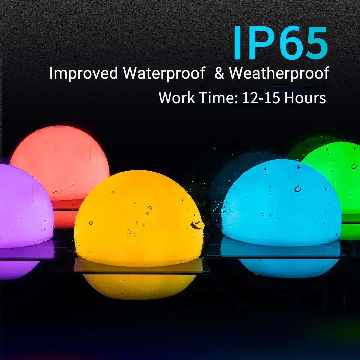 Upgraded 3-inch LED Ball Light (with remote)
