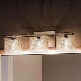 UQL2722 Modern Bathroom Light, 6.75"H x 22.5"W, Brushed Nickel Finish, San Diego Collection