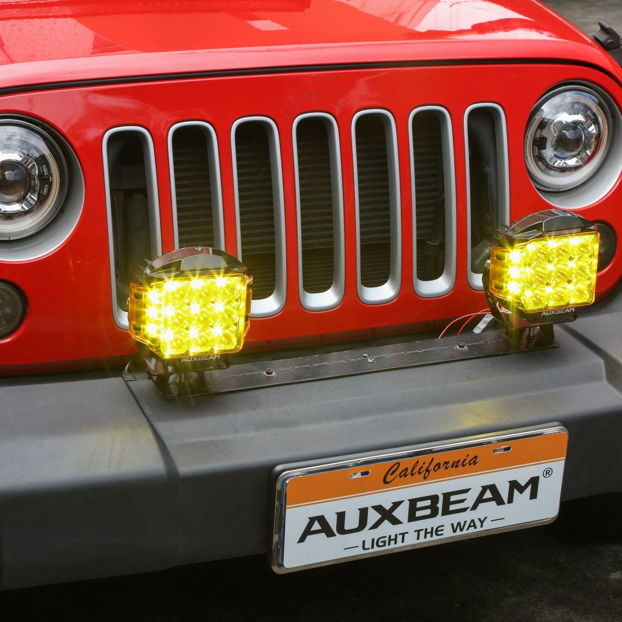 V-MAX Series | 7 Inch 228W 26100LM Combo Beam Side Shooter LED Round Driving Lights with Amber DRL&Backlight