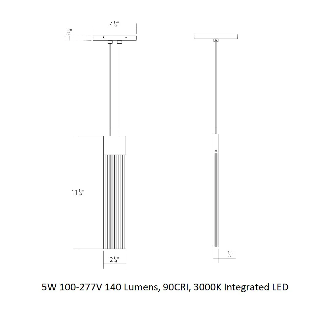 V Panels LED Pendant Light