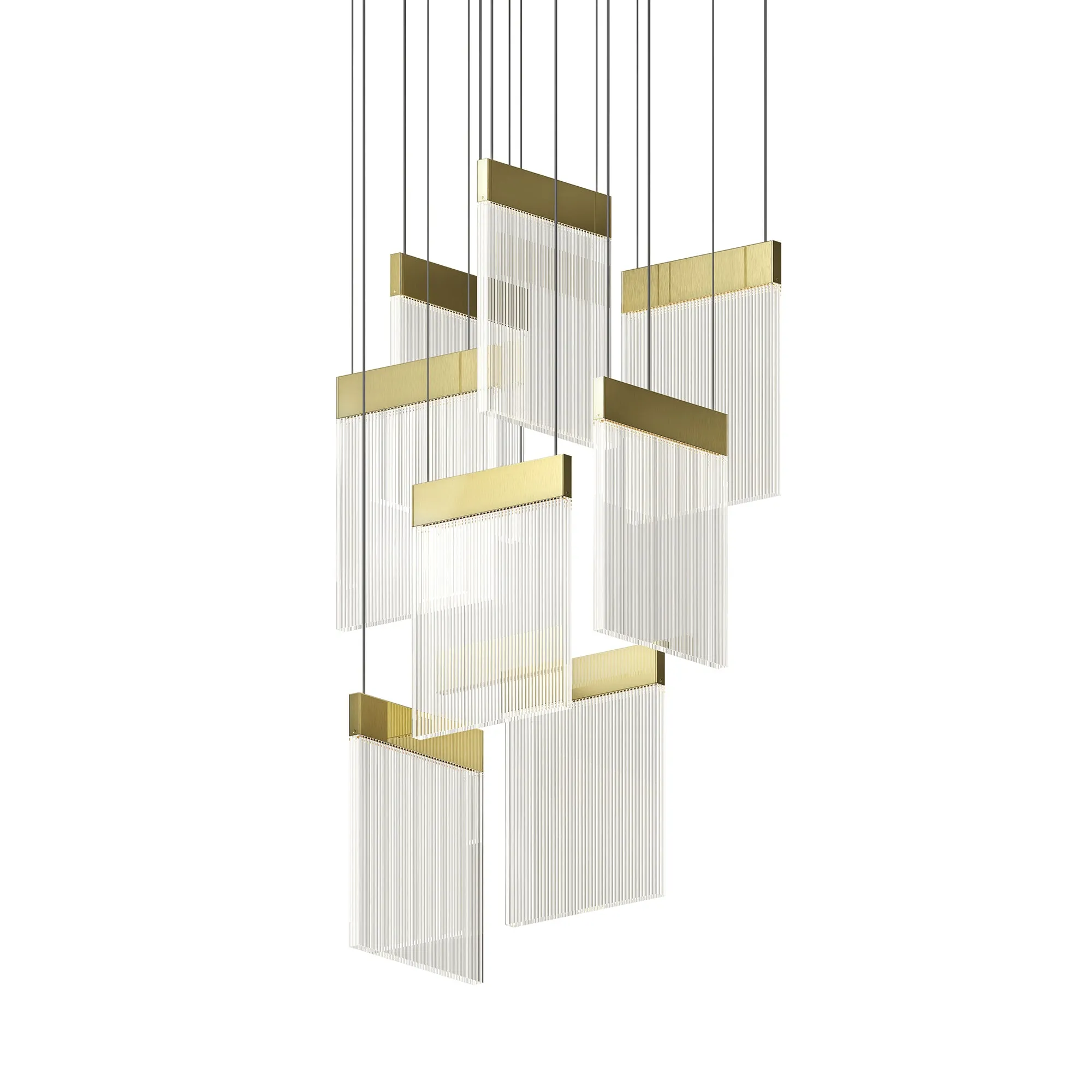 V Panels Multi-Light LED Pendant Light