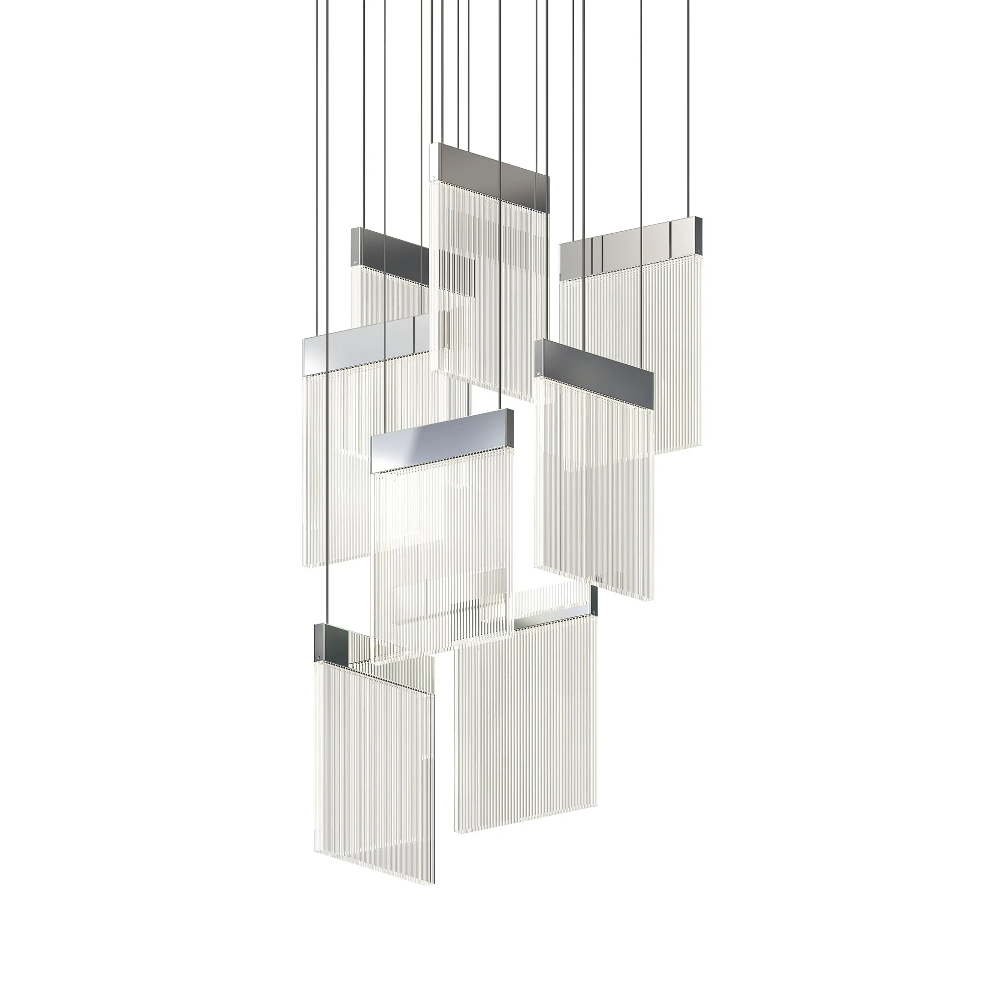 V Panels Multi-Light LED Pendant Light