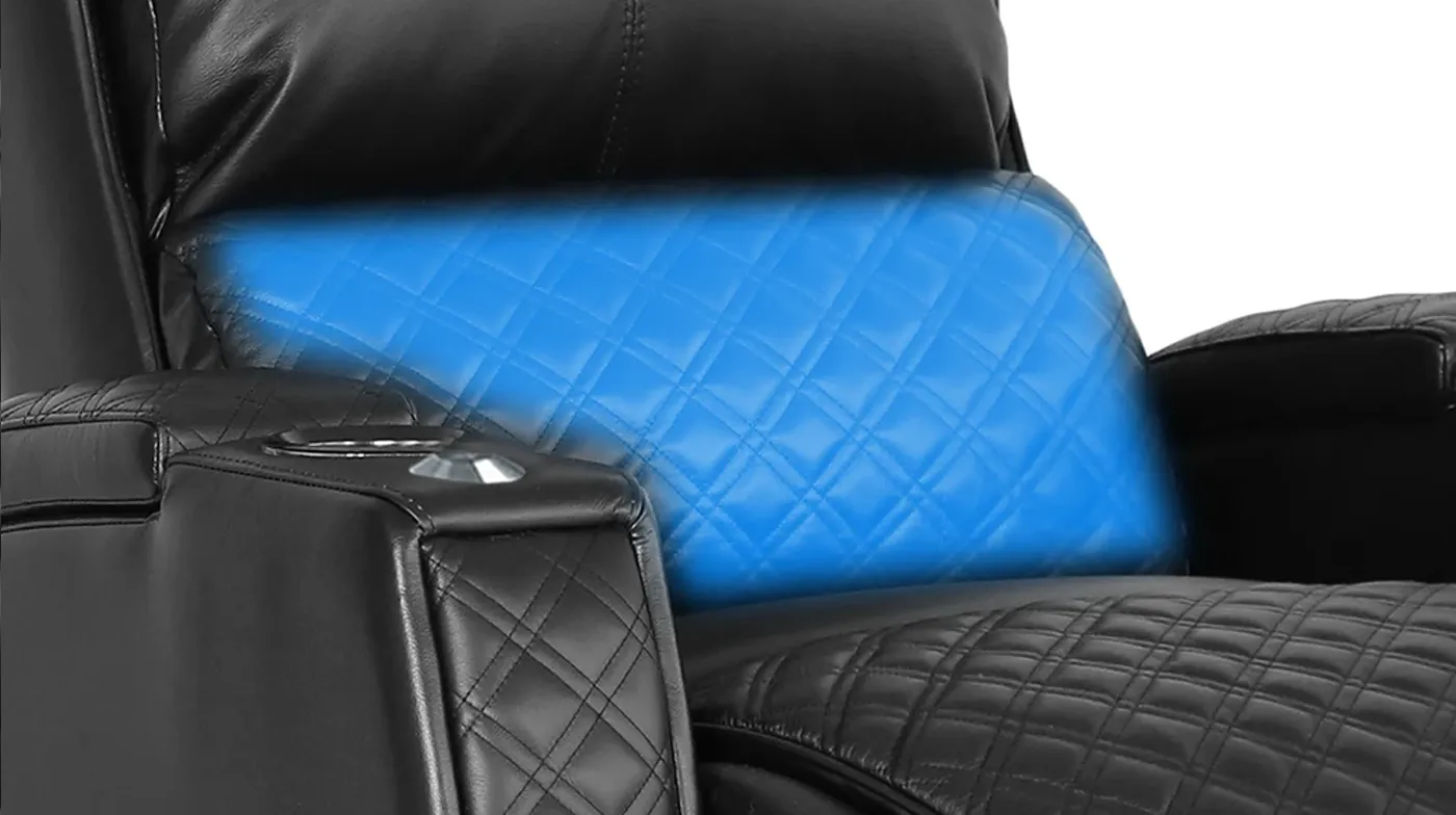 Valencia Bern Row of 2 Loveseat Home Theater Seating