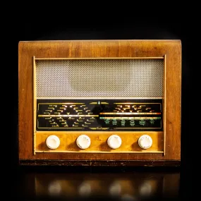 Vintage Bush 1950s Valve Radio Fully Working