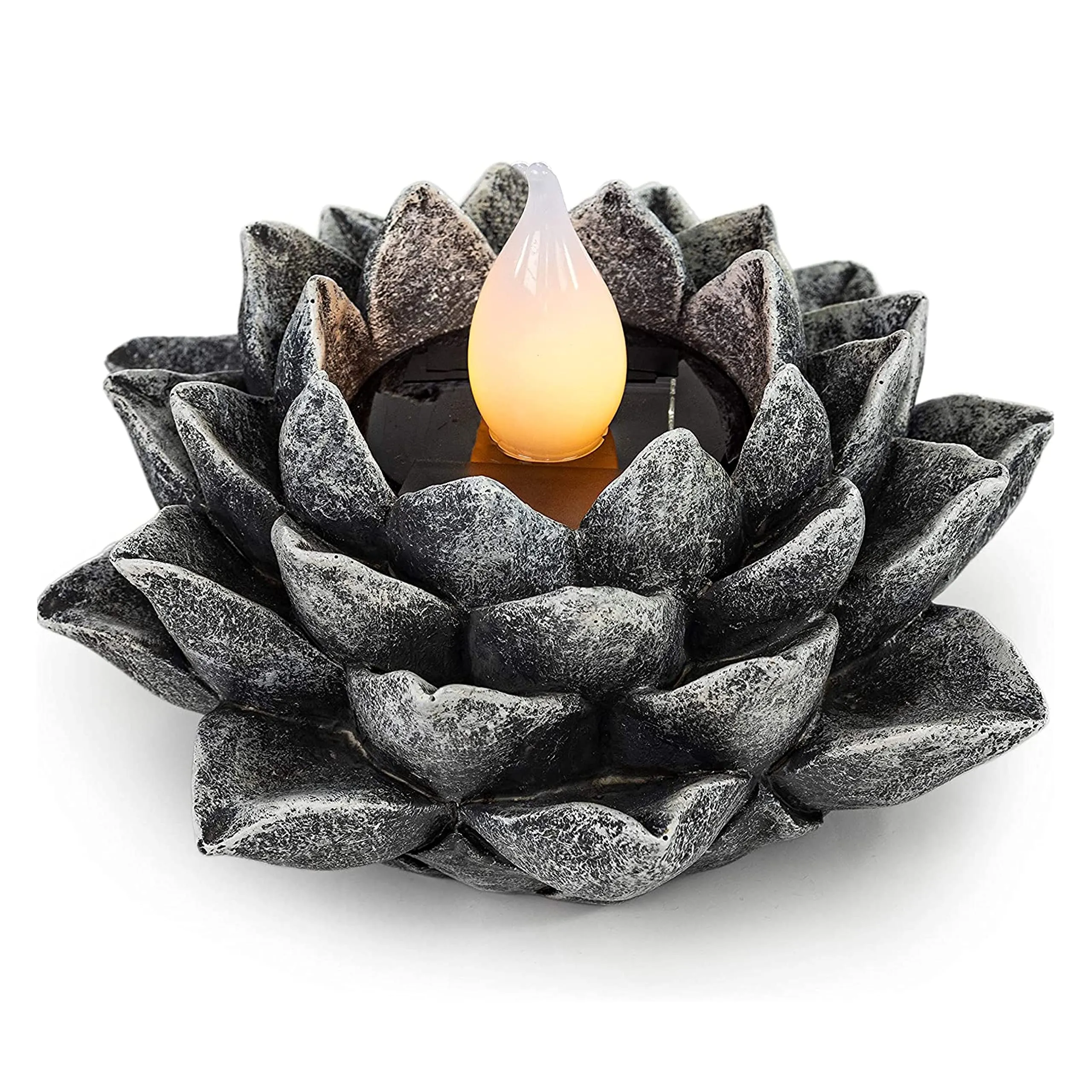 Vp Home Lotus Flower Solar Powered Led Outdoor Decor Garden Light