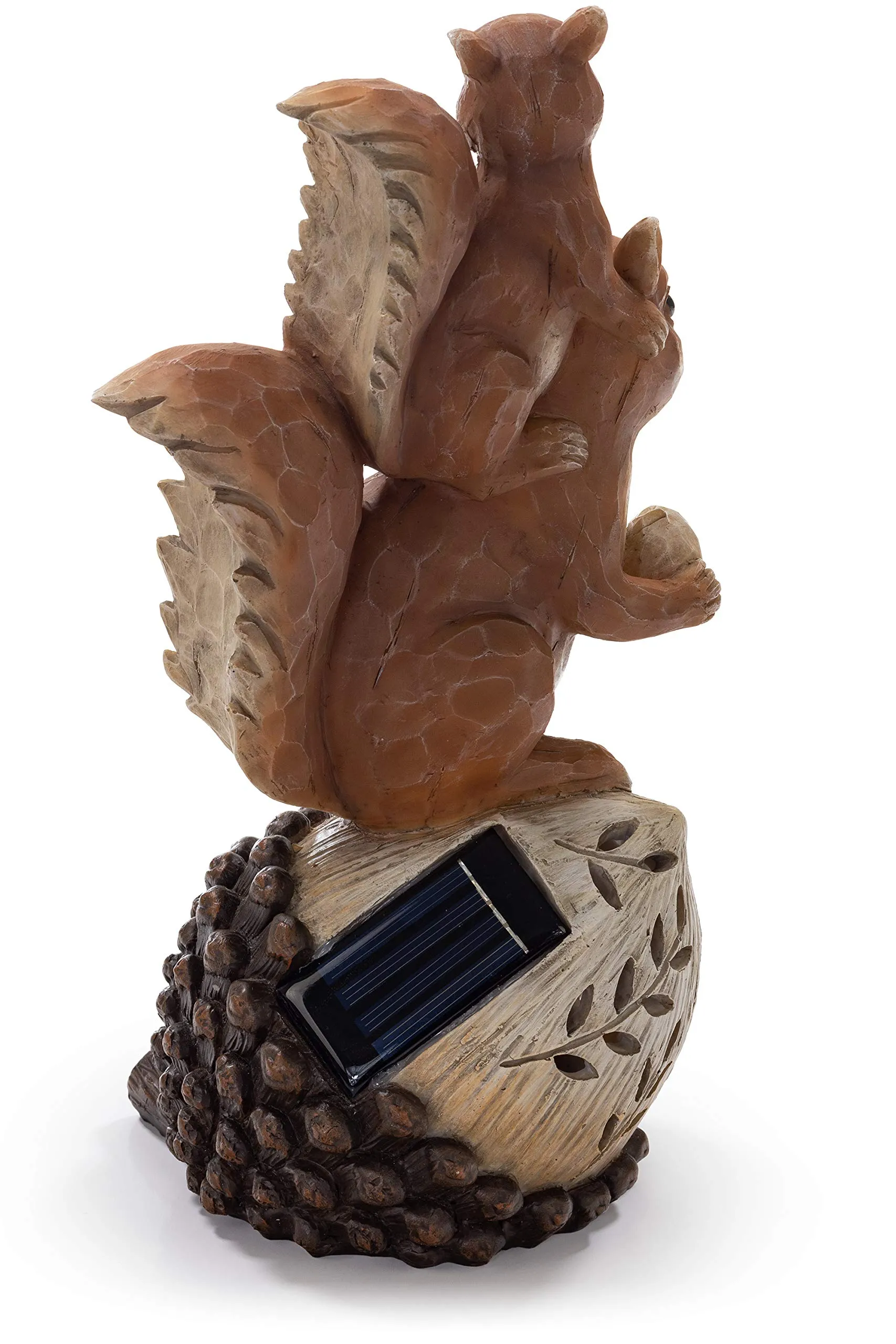 Vp Home Mom And Baby Squirrel Solar Powered Led Outdoor Decor Garden Light