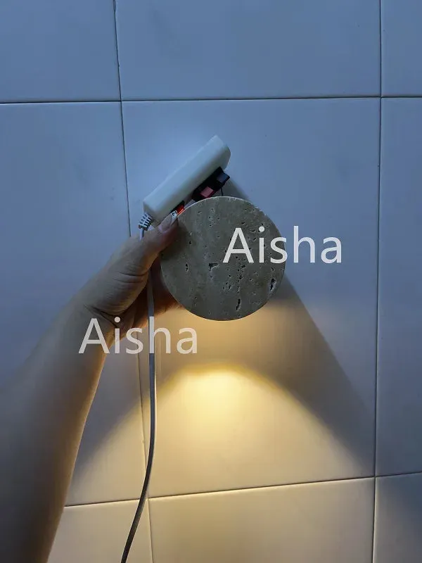 Wabi Sabi Natural Stone Wall Lamp