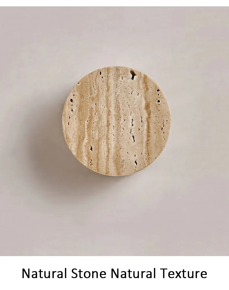 Wabi Sabi Natural Stone Wall Lamp