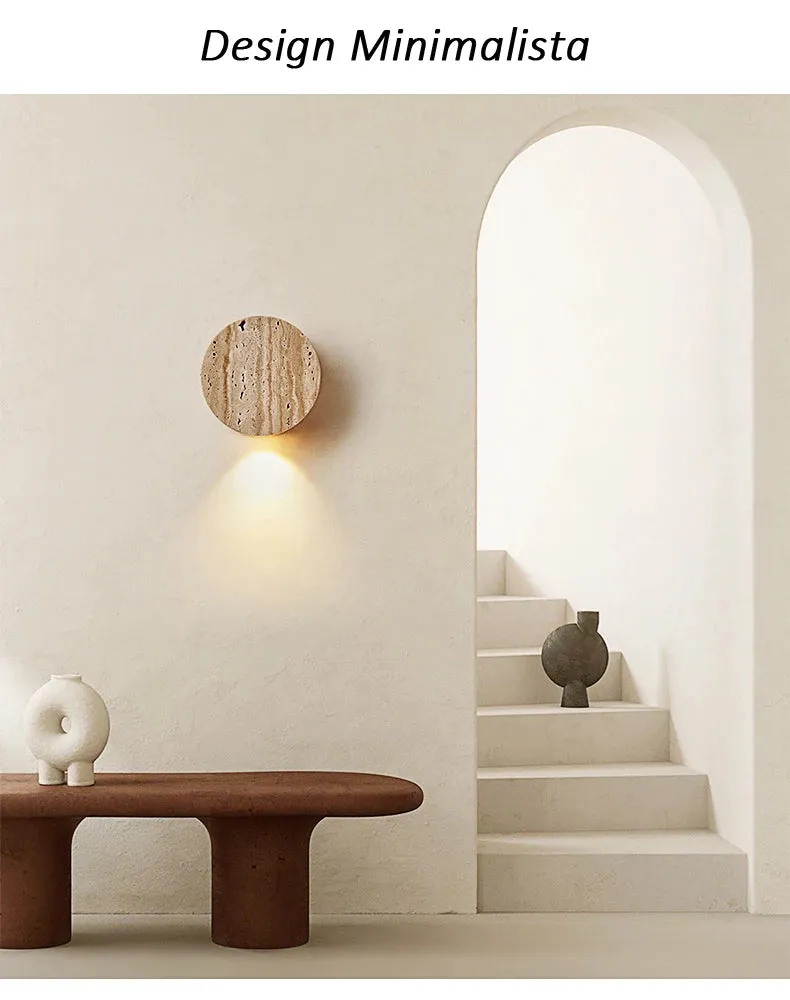 Wabi Sabi Natural Stone Wall Lamp