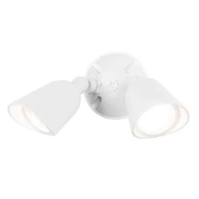 WAC Endurance Double Spot Wallpack Luminaire 120V 3000K  Architectural White WP-LED430-30-AWT
