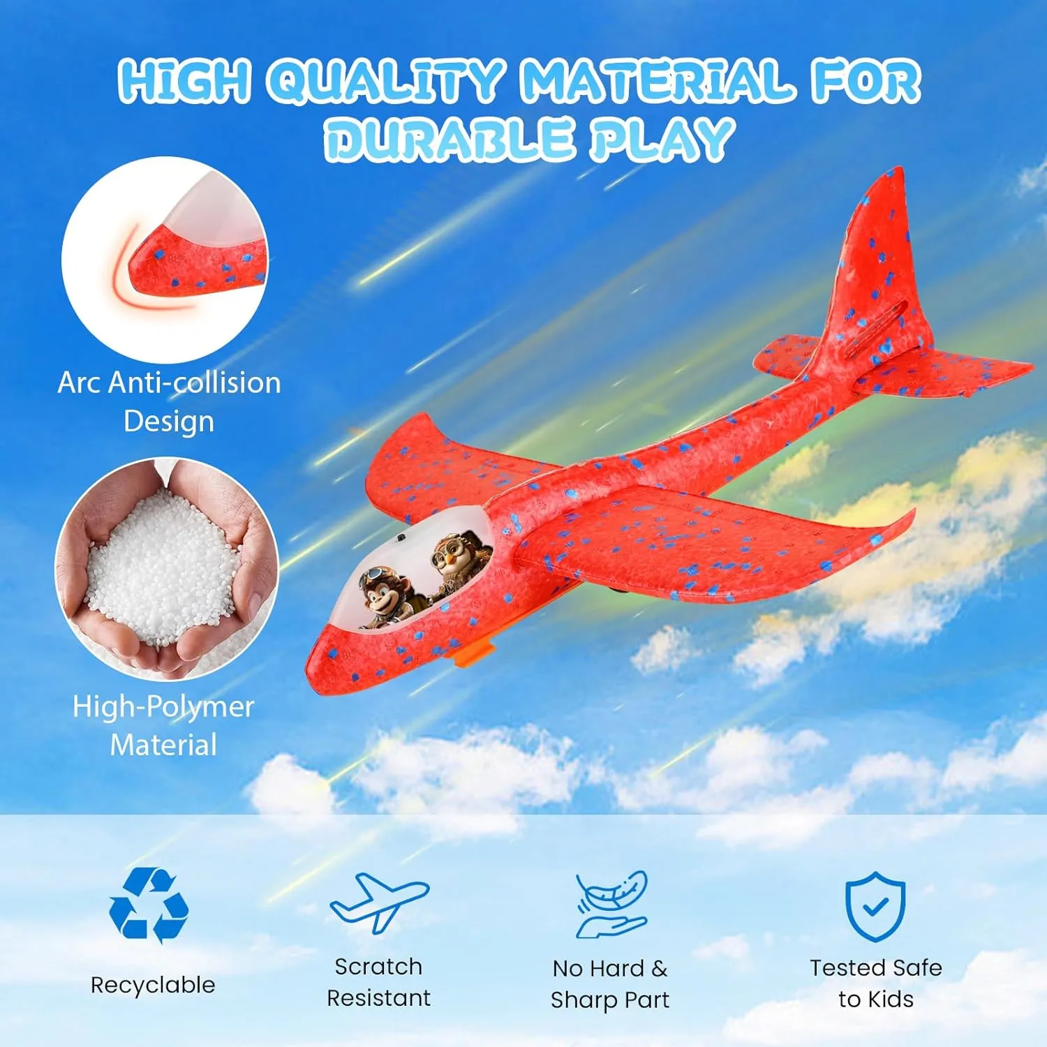 Warriors of The Universe Airplane Launcher - 3PK airplanes and 1 launcher