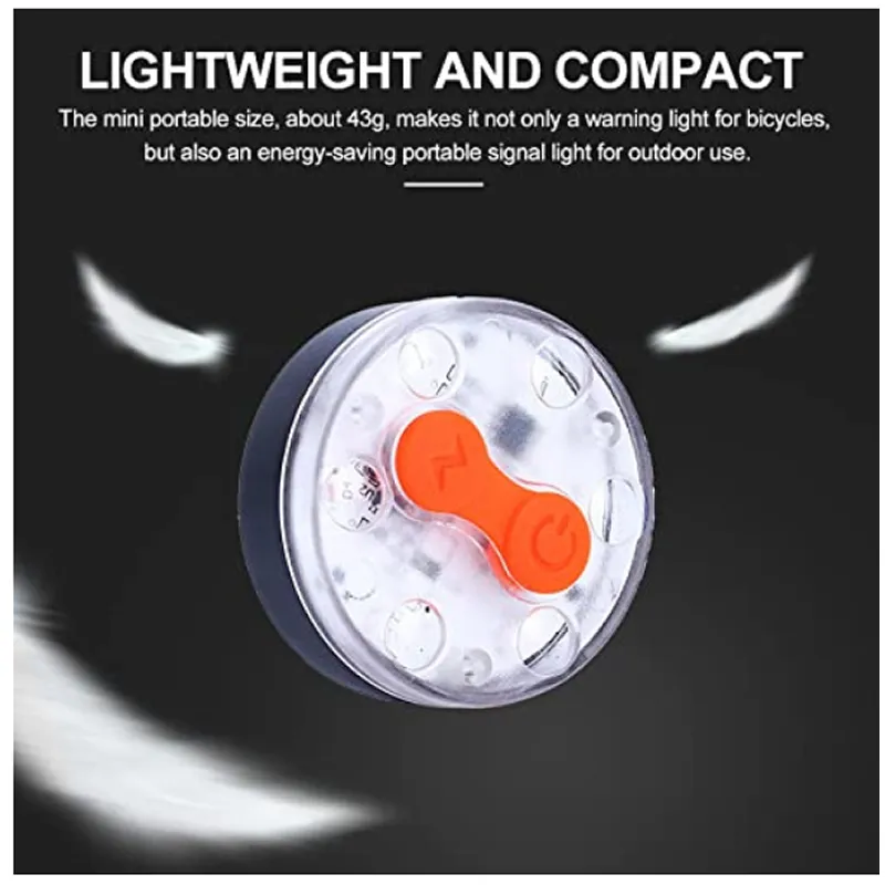 Waterproof Rgb Bicycle Rear Light