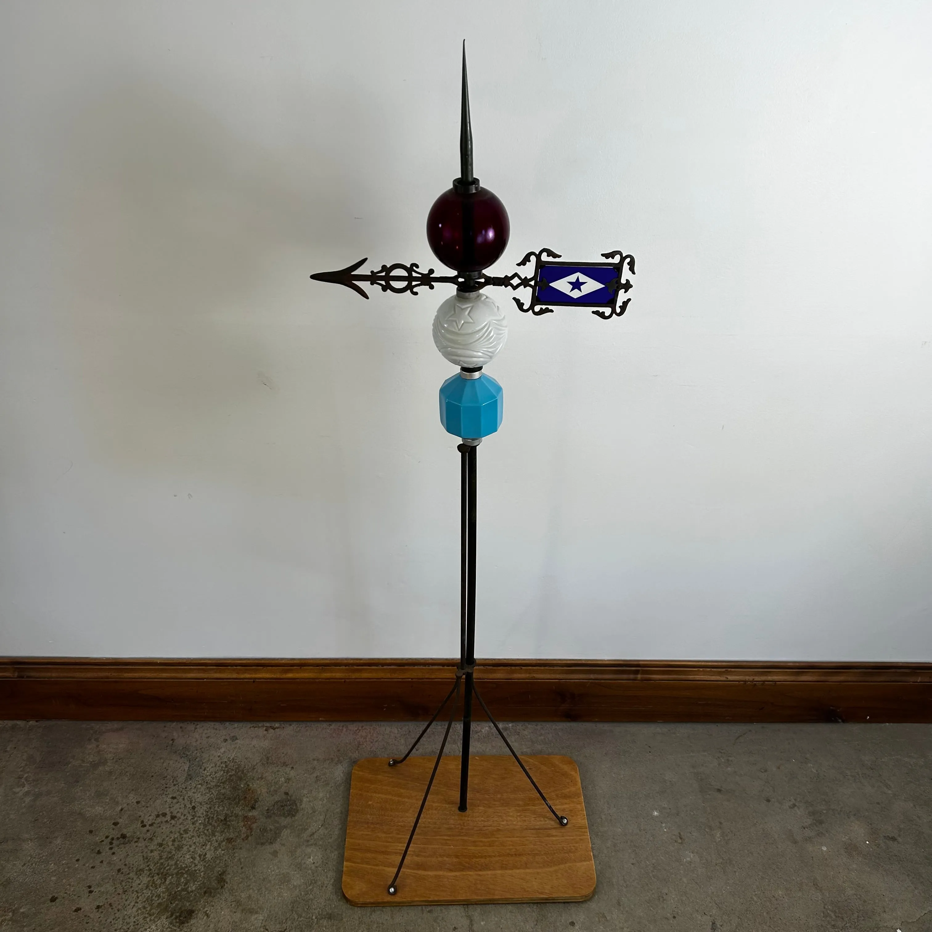 Weather Vane, Vintage, Mounted on Stand
