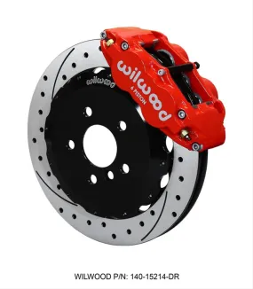 Wilwood Forged Narrow Superlite 6R Big Brake Front Brake Kits 140-15214-DR