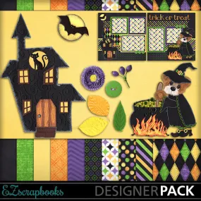 Witches Brew Tear Bear Digital Kit - INSTANT DOWNLOAD
