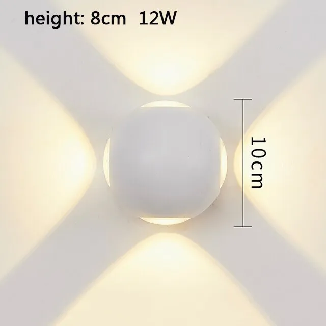 WON Chrysanthe Aluminum Courtyard Garden Home Decors Waterproof Sconces