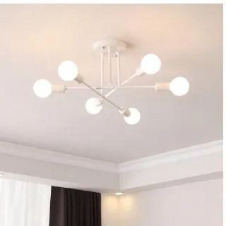 XC Dome - Modern Sputnik Ceiling Lights Fixture Nordic Semi Flush Mount