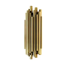 YLK Melis Gold Wall Sconce Lighting Polished Steel Luminaria Home Decoration