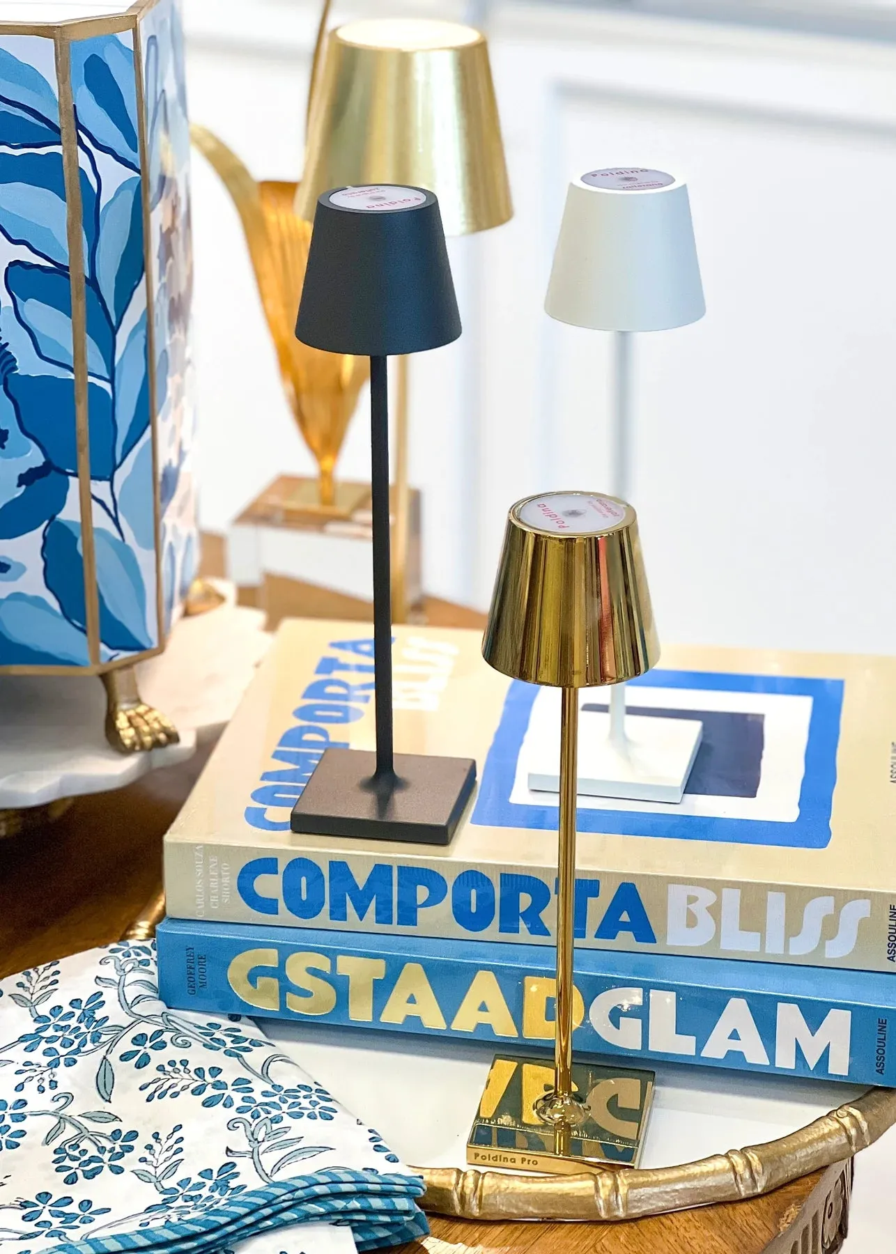 Zafferano Cordless Lamp - Metallic