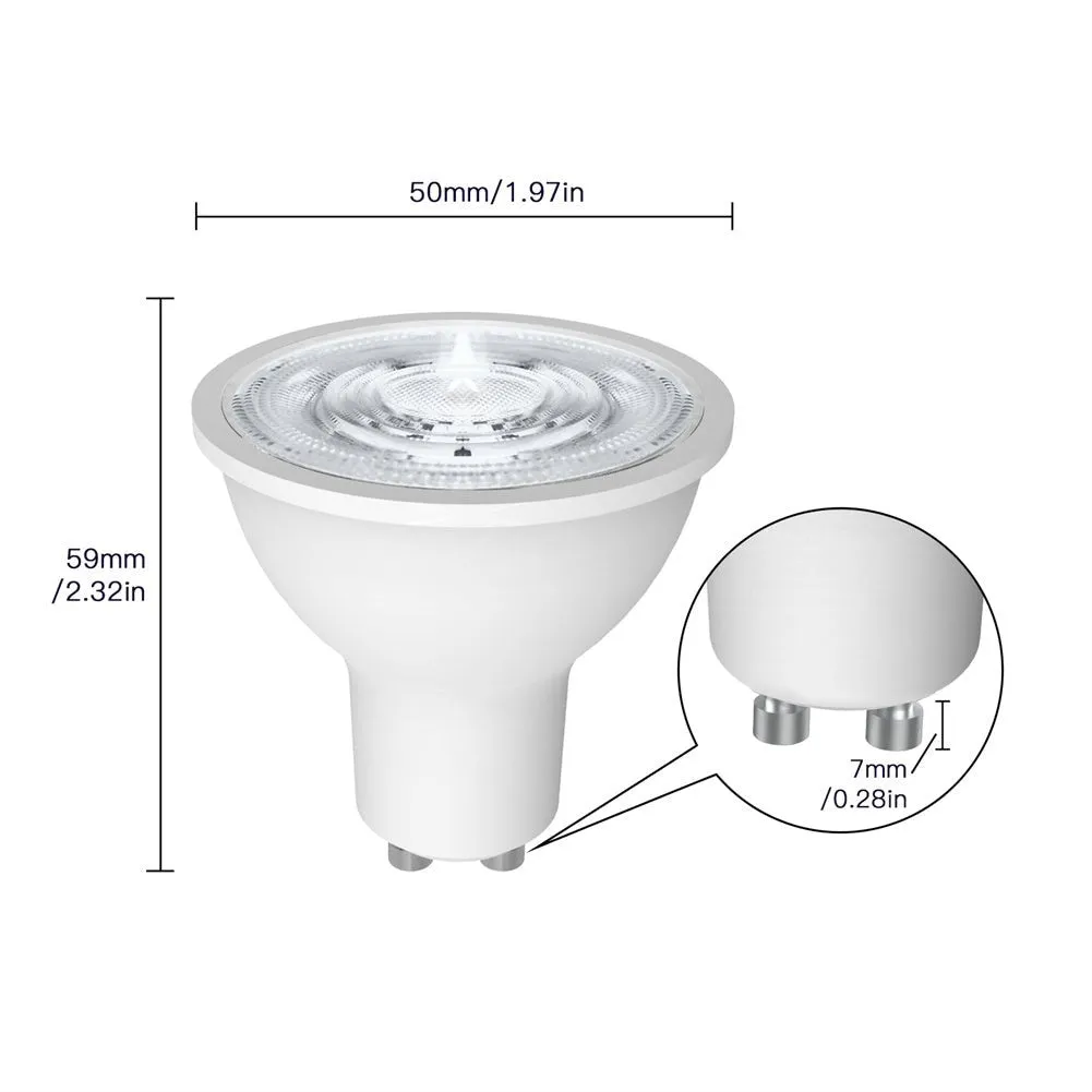 ZigBee GU10 Smart Sync Full Color LED Dimmable Party Light Bulbs RGBCCT 2200-6500K C W 5W